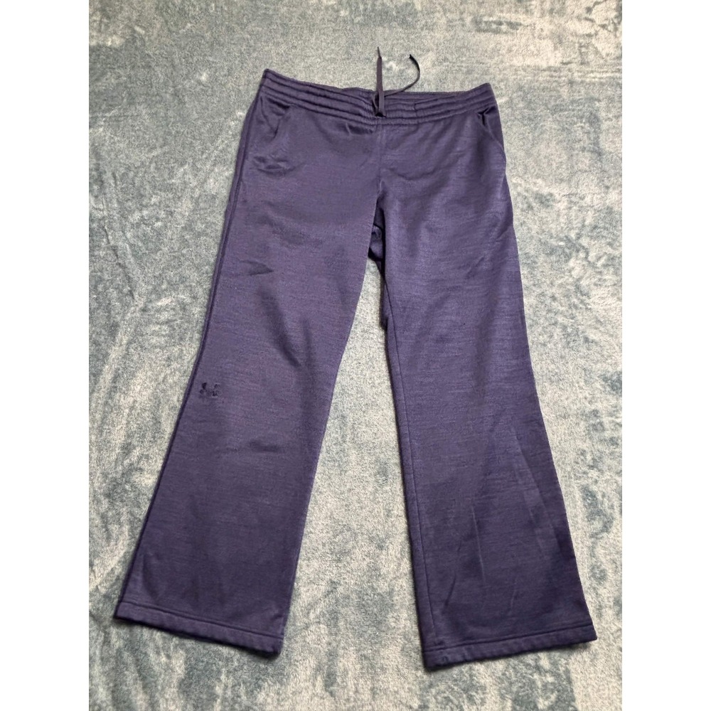 Under Armour ColdGear Loose Pants Size M Women's Purple Heathered Drawstring